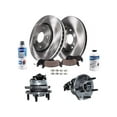 thumbnail image 1 of Front Brake Pad and Rotor and Wheel Hub Kit - Compatible with 2006 - 2012 Chevy Malibu 2007 2008 2009 2010 2011, 1 of 2