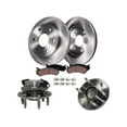 thumbnail image 1 of Front Brake Pad and Rotor and Wheel Hub Kit - Compatible with 2007 - 2013 Chevy Silverado 1500 2008 2009 2010 2011 2012, 1 of 2