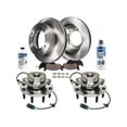 thumbnail image 1 of Front Brake Pad and Rotor and Wheel Hub Kit - Compatible with 2007 GMC Sierra 3500 Classic, 1 of 2