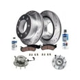 thumbnail image 1 of Front Brake Pad and Rotor and Wheel Hub Kit - Compatible with 2011 - 2019 GMC Sierra 2500 HD 2012 2013 2014 2015 2016 2017 2018, 1 of 2