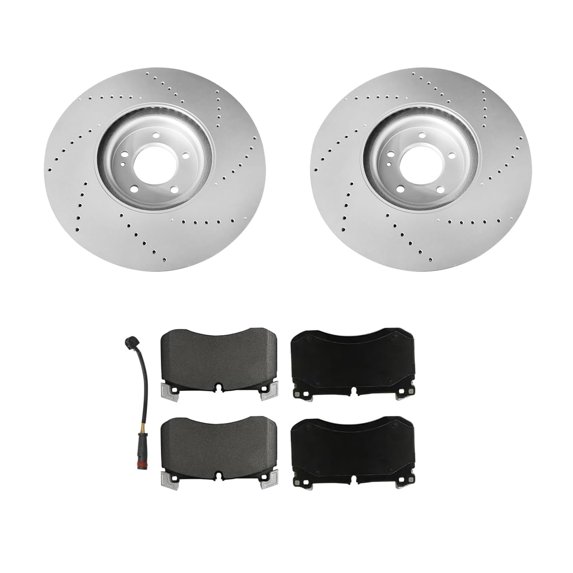 Front Brake Pads & Rotors Kit for Mercedes G63 AMG 2019-2023