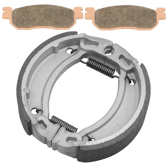 Front Brake Pads and Rear Brake Shoes for Yamaha TW200 Trailway 200 2001-2020