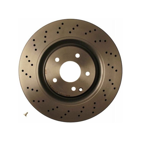 Front Brake Rotor - Compatible with 2003 - 2006 Mercedes-Benz CLK500 Base 2004 2005