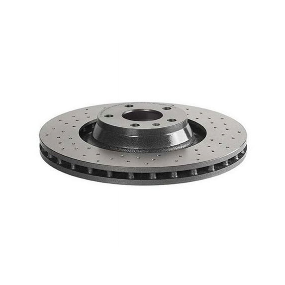 Front Brake Rotor - Compatible with 2005 - 2011 Audi A6 Quattro 2006 2007 2008 2009 2010