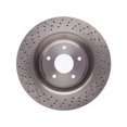 thumbnail image 1 of Front Brake Rotor - Compatible with 2006 - 2013 Chevy Corvette 2007 2008 2009 2010 2011 2012, 1 of 2