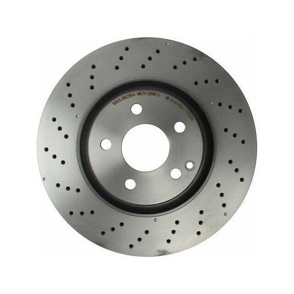 Front Brake Rotor - Compatible with 2007 - 2011 Mercedes-Benz S550 2008 2009 2010