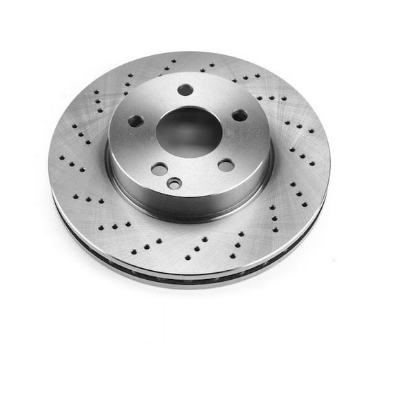 Front Brake Rotor - Compatible with 2008 - 2012 Mercedes-Benz C300 2009 2010 2011