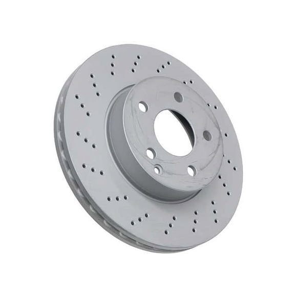 Front Brake Rotor - Compatible with 2008 - 2012 Mercedes-Benz C300 2009 2010 2011