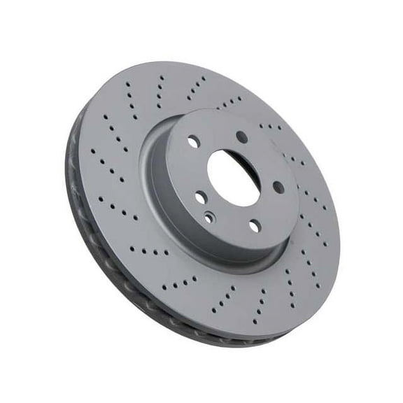 Front Brake Rotor - Compatible with 2008 - 2015 Mercedes-Benz C350 2009 2010 2011 2012 2013 2014