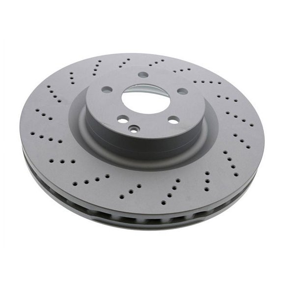 Front Brake Rotor - Compatible with 2010 - 2011 Mercedes-Benz E550 Sedan