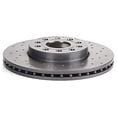 thumbnail image 1 of Front Brake Rotor - Compatible with 2010 - 2018, 2020 - 2021 Volkswagen Golf 2011 2012 2013 2014 2015 2016 2017, 1 of 2