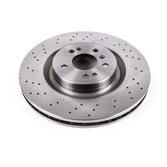 Front Brake Rotor - Compatible with 2012 - 2015 Mercedes-Benz ML350 - Power Stop
