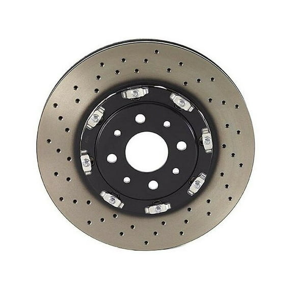 Front Brake Rotor - Compatible with 2012 - 2019 Fiat 500 2013 2014 2015 2016 2017 2018