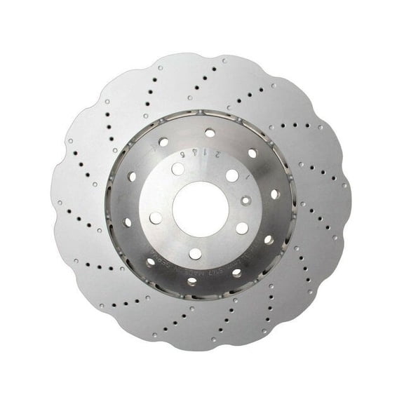 Front Brake Rotor - Compatible with 2014 - 2018 Audi RS7 4.0L V8 2015 2016 2017