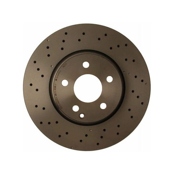 Front Brake Rotor - Compatible with 2014 Mercedes-Benz C300 4Matic Sport