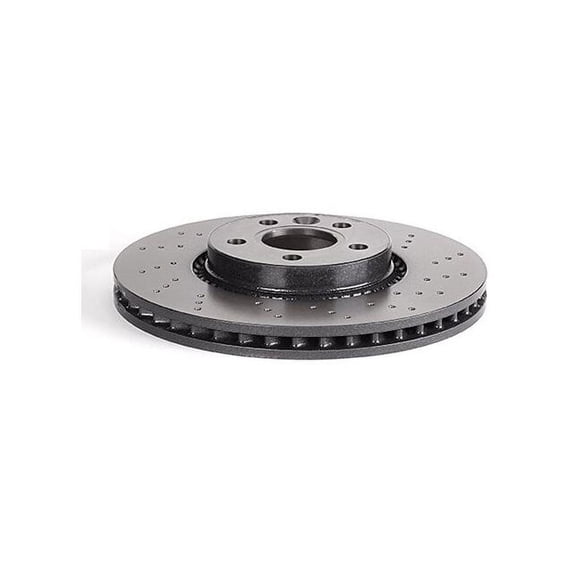 Front Brake Rotor - Compatible with 2015 - 2018 Volvo V60 2016 2017