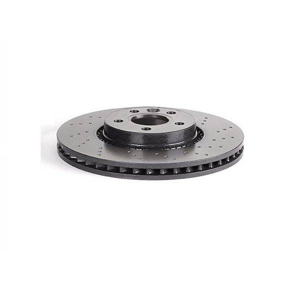 Front Brake Rotor - Compatible with 2015 - 2018 Volvo V60 2016 2017