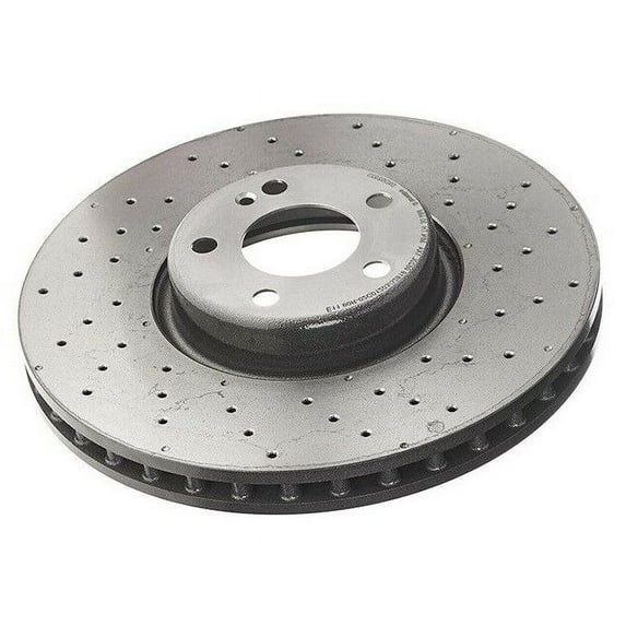Front Brake Rotor - Compatible with 2015 - 2022 Mercedes-Benz C300 2016 2017 2018 2019 2020 2021