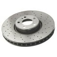 thumbnail image 1 of Front Brake Rotor - Compatible with 2015 Mercedes-Benz C400, 1 of 2