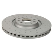 Front Brake Rotor - Compatible with 2016 - 2022 Audi TTS Quattro 2017 2018 2019 2020 2021