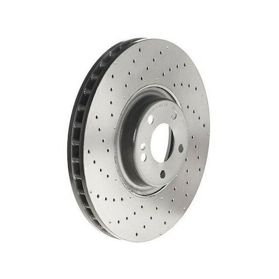 Front Brake Rotor - Compatible with 2017 - 2019 Mercedes-Benz E300 2018
