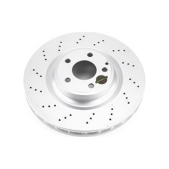 Front Brake Rotor - Compatible with 2017 - 2020 Mercedes-Benz SLC300 - Power Stop