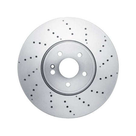Front Brake Rotor - Compatible with 2021 - 2023 Mercedes-Benz GLA35 AMG - Dynamic Friction