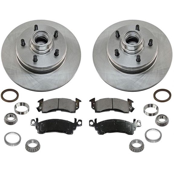 Front Brake Rotor Pads Bearings For Chevrolet Astro Van 85-89 Rear Wheel Drive