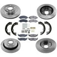 thumbnail image 1 of Front Brake Rotor & Rear w Brake Pads for Dodge 11-18 Ram 1500 Pick Up 5Stud 8pc, 1 of 6