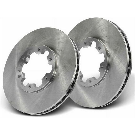 Front Brake Rotor Set 2 - Compatible with 1996 - 1998 Nissan Pathfinder 3.3L V6 - Autopart Premium