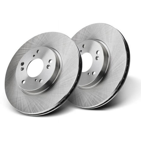 Front Brake Rotor Set 2 - Compatible with 2002 - 2004 Honda CR-V 2.4L 4-Cylinder 2003