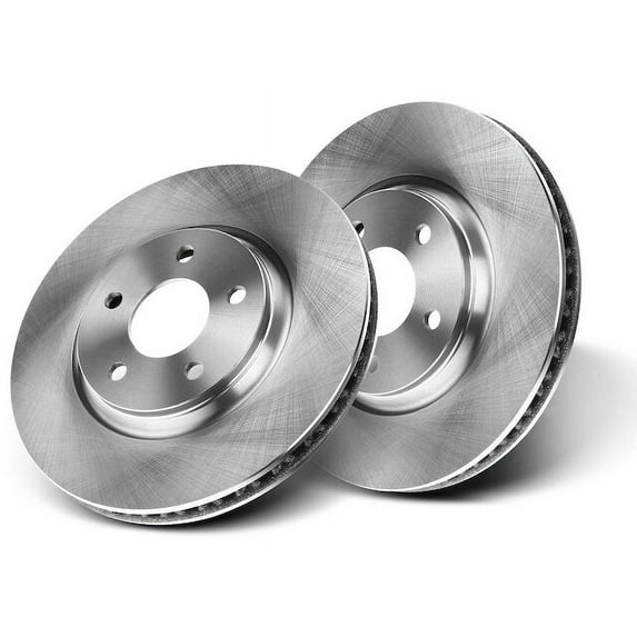 Front Brake Rotor Set 2 - Compatible with 2005 - 2010 Pontiac G6 - Autopart Premium