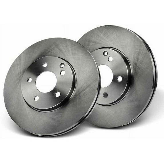 Front Brake Rotor Set 2 - Compatible with 2006 - 2009 Mercedes-Benz E350 4Matic 3.5L V6 2007 2008