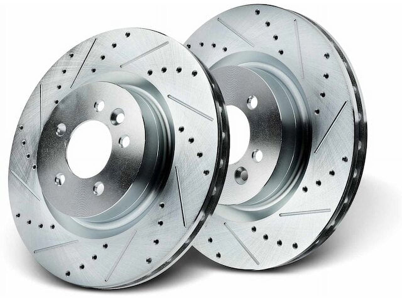 Front Brake Rotor Set 2 - Compatible with 2006 - 2017 Land Rover Range ...