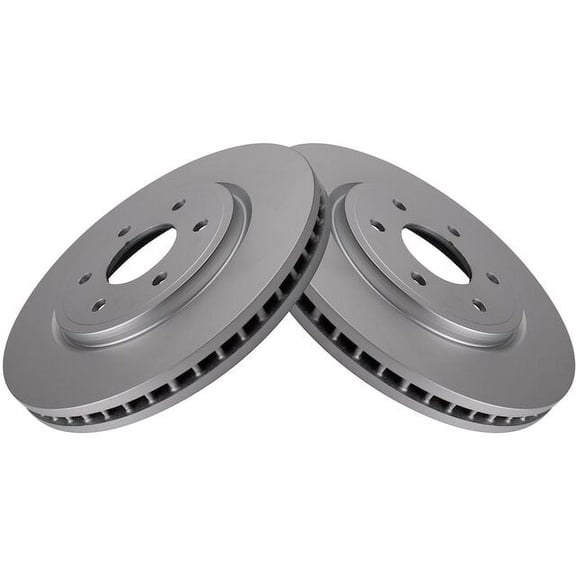 Front Brake Rotor Set 2 Piece - Compatible with 2005 - 2022 Nissan Frontier 4.0L V6 2006 2007 2008 2009 2010 2011 2012 2013 2014 2015 2016 2017 2018 2019 2020 2021