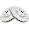 thumbnail image 1 of Front Brake Rotor Set 2 Piece - Compatible with 1997 - 2002 Cadillac Eldorado 1998 1999 2000 2001, 1 of 2