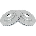 thumbnail image 1 of Front Brake Rotor Set 2 Piece - Compatible with 1998 - 2005 Mercedes-Benz CLK320 1999 2000 2001 2002 2003 2004, 1 of 2