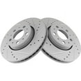 thumbnail image 1 of Front Brake Rotor Set 2 Piece - Compatible with 2001 - 2007 Volvo V70 2002 2003 2004 2005 2006, 1 of 2