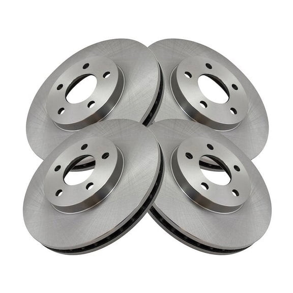 Front Brake Rotor Set 2 Piece - Compatible with 2002 - 2004 Chevy Venture AWD 2003
