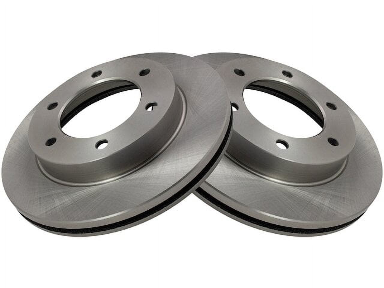 Front Brake Rotor Set 2 Piece - Compatible with 2002 - 2004 Isuzu Axiom ...