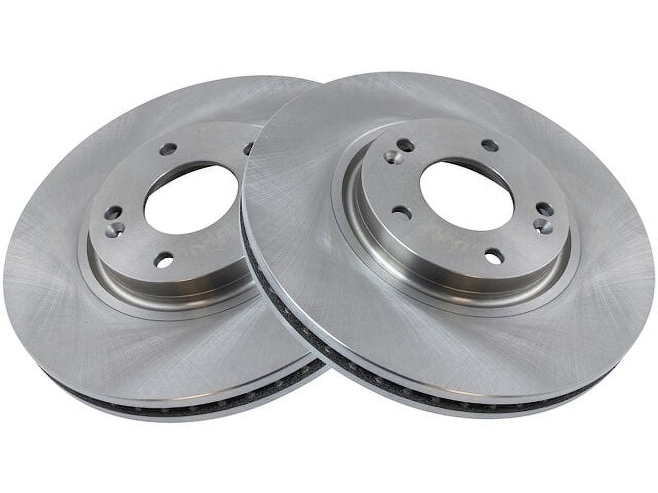 Front Brake Rotor Set 2 Piece - Compatible with 2003 - 2005 Hyundai ...