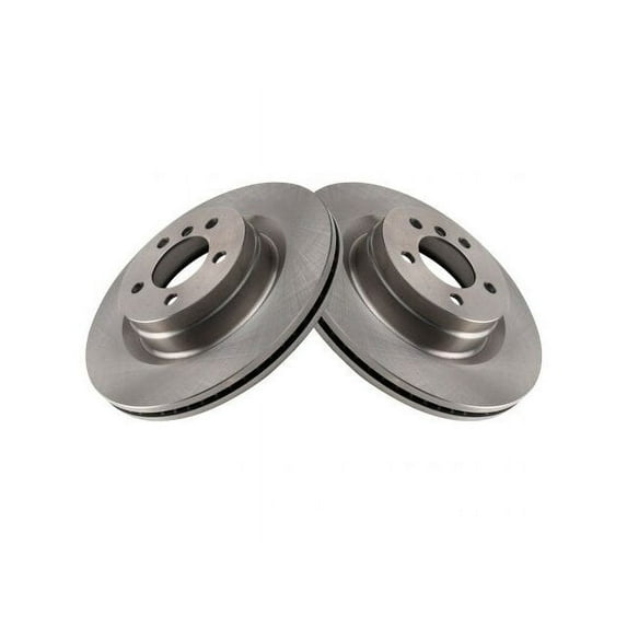 Front Brake Rotor Set 2 Piece - Compatible with 2006 - 2009 Land Rover Range Rover HSE 2007 2008
