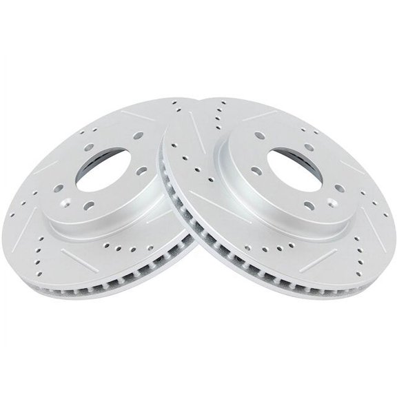 Front Brake Rotor Set 2 Piece - Compatible with 2007 - 2009 Pontiac Torrent 2008