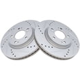 thumbnail image 1 of Front Brake Rotor Set 2 Piece - Compatible with 2007 - 2010 Chrysler Sebring 2008 2009, 1 of 2