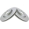 thumbnail image 1 of Front Brake Rotor Set 2 Piece - Compatible with 2008 - 2014 Land Rover LR2 2009 2010 2011 2012 2013 2015, 1 of 2