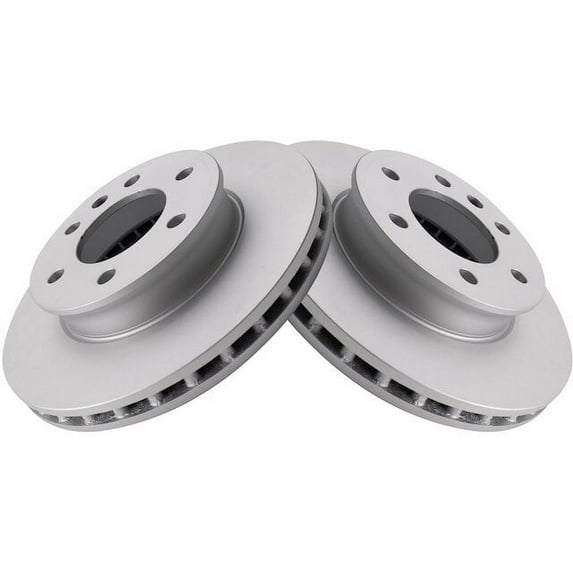 Front Brake Rotor Set 2 Piece - Compatible with 2010 - 2021 Mercedes-Benz Sprinter 2500 2011 2012 2013 2014 2015 2016 2017 2018 2019 2020