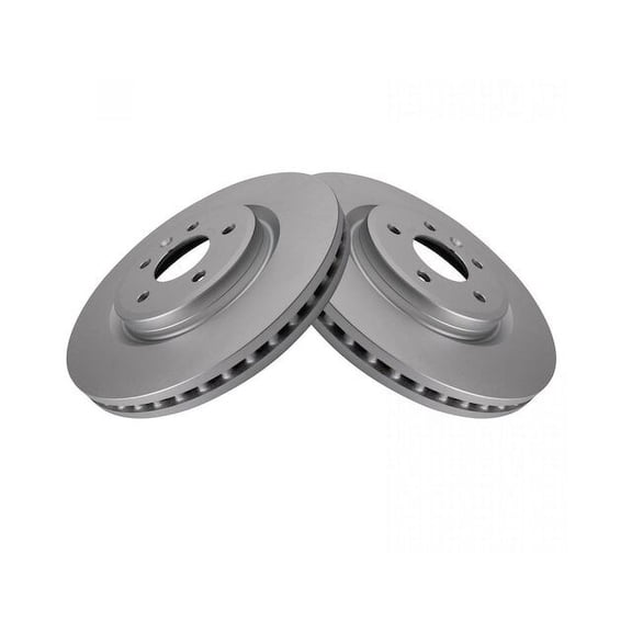 Front Brake Rotor Set 2 Piece - Compatible with 2011 - 2019 Ford Explorer Base 2012 2013 2014 2015 2016 2017 2018