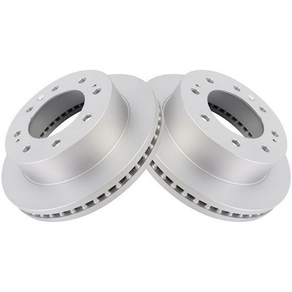 Front Brake Rotor Set 2 Piece - Compatible with 2011 - 2023 Chevy Silverado 2500 HD 2012 2013 2014 2015 2016 2017 2018 2019 2020 2021 2022