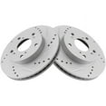 thumbnail image 1 of Front Brake Rotor Set 2 Piece - Compatible with 2012 - 2015 Honda Civic 2013 2014, 1 of 2