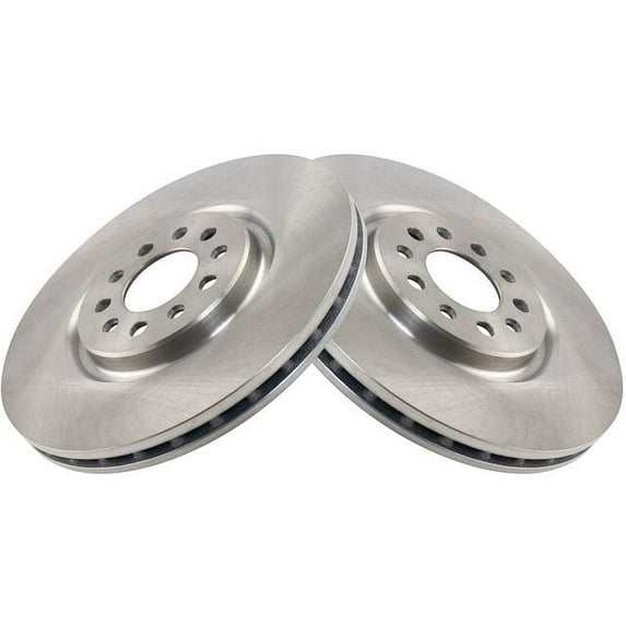 Front Brake Rotor Set 2 Piece - Compatible with 2014 - 2019 Jeep Cherokee 2015 2016 2017 2018